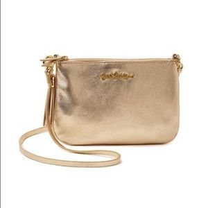 Lilly Pulitzer Crossbody w/ tassel (metallic gold)